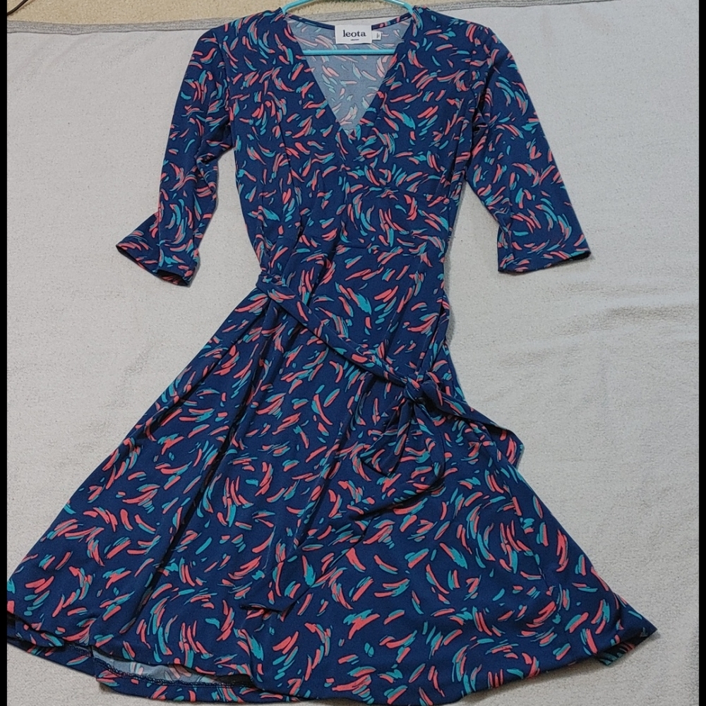 Leota faux wrap dress from Stitch Fix